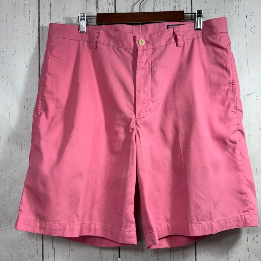 Vineyard Vines Pink Chino Shorts Size 36 Preppy Golf Coastal Summer